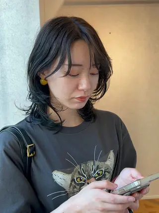 ミディアム formage 福岡佳祐のヘアスタイル