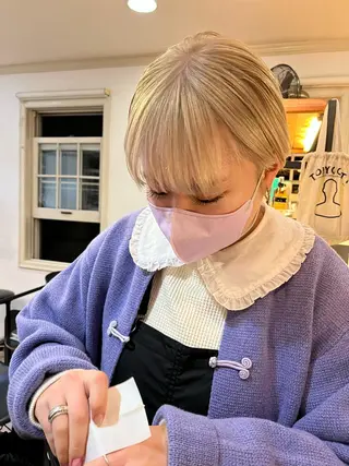 ショート カラー NOUN所属・eri kinjoのヘアスタイル