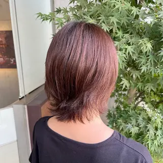 ミディアム 遠藤 朱郁のヘアスタイル