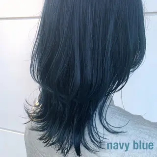 セミロング カラー RINA🧤 デザインとボブのヘアスタイル