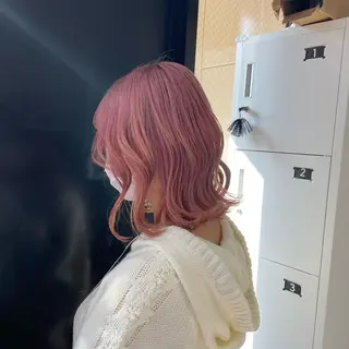ミディアム カラー ヘアアレンジ 🎀 原宿/ブリーチ 🎀　♡Reina♡のヘアスタイル