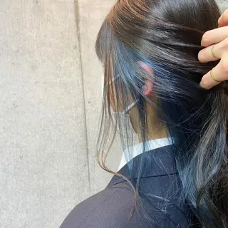 セミロング カラー 暗髪/艶髪/Ono .のヘアスタイル