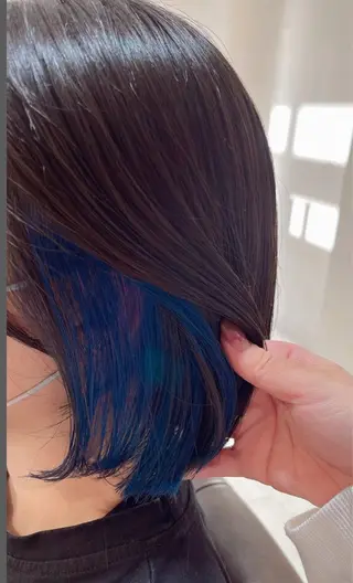 ミディアム 野尻 暖のヘアスタイル