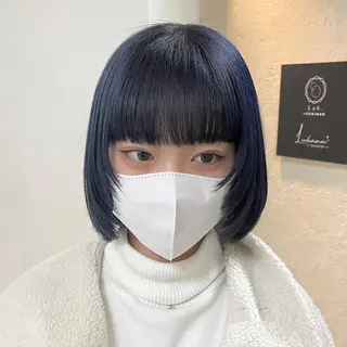ミディアム カラー ヘアアレンジ maoブリーチ無し 似合わせカラーのヘアスタイル