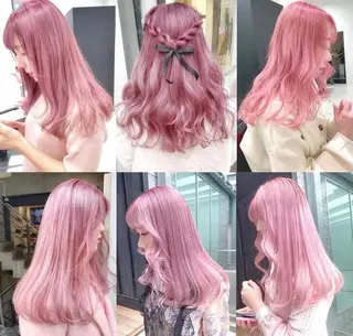 ミディアム 透明感カラー特化/ 顔まわり特化/辻部のヘアスタイル