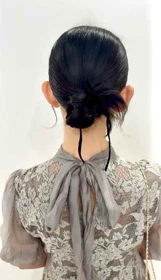 ヘアアレンジ ヘアセット🎀推し活 市川駅近🩵MIHOのヘアスタイル