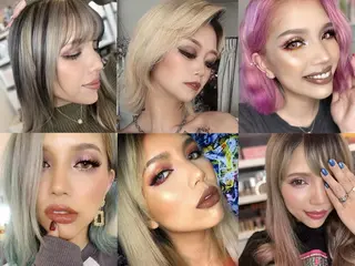 ロング カラー ヘアアレンジ LIP 大阪本店 エクステ 堀谷和孝のヘアスタイル