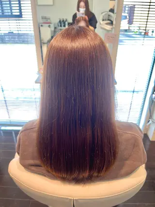 セミロング カラー 髪質改善&ヘッドスパ FLEUR焼津所属・🌸フルール　長谷川 愛🌸のヘアスタイル