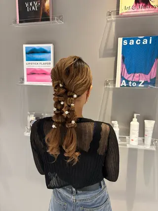 ヘアアレンジ 誰もが憧れる艶髪✨ /アレンジヘア🎀のヘアスタイル