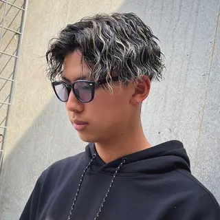 メンズ メンズ特化/パーマ/ メッシュ/竜成のヘアスタイル