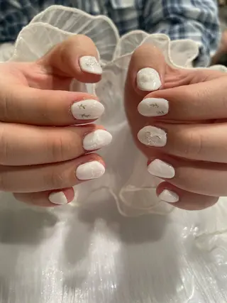 ネイル るか/透明感 カラー/アレンジのヘアスタイル