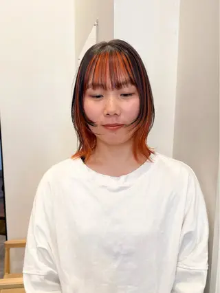 カラー 堤 裕香のヘアスタイル