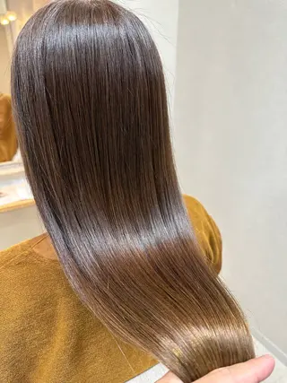 ロング カラー パーマ 池田 雄太 ✨美髪縮毛矯正✨のヘアスタイル