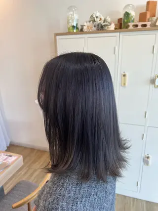 ミディアム カラー ハイトーンカラー 坂本 翼のヘアスタイル