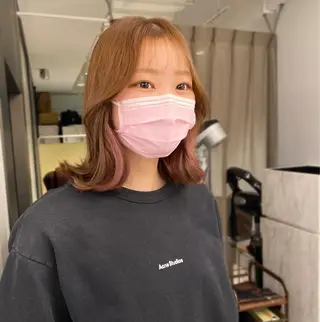 ロング 京都レイヤーカット/ 縮毛矯正/羽柴りくのヘアスタイル