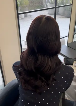 セミロング 💖髪質改善カラー/ エクステ💖かりんのマツエク・マツパデザイン