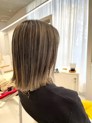 ミディアム カラー 柴田泰秀sotti. 髪質改善/ブリーチのヘアスタイル