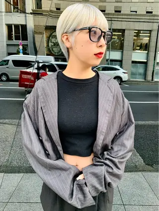 ショート 【ロングウルフカット 姫カット】伊藤裕哉のヘアスタイル