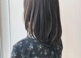 ミディアム カラー ネイル 中山 天地のヘアスタイル