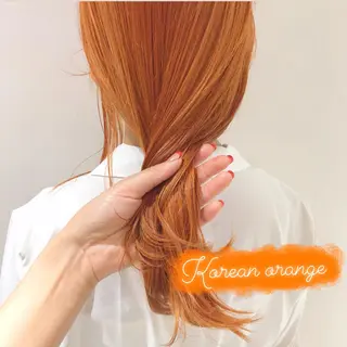 セミロング カラー ヘアアレンジ レイヤーカット指名 No.1💖マユカのヘアスタイル