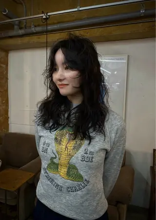 セミロング カラー パーマ GATTACA所属・KEI gattacaのヘアスタイル