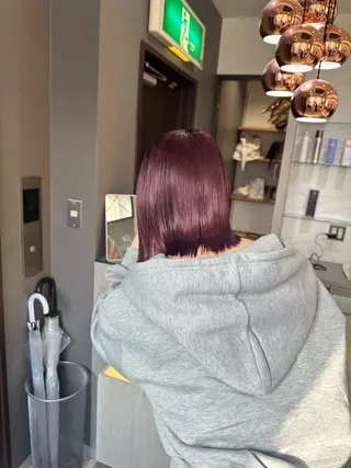 ミディアム カラー JILL/鶴岡 和幸/天神のヘアスタイル