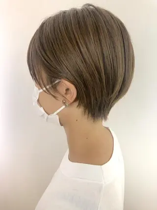 ショート カラー 関 京磨のヘアスタイル