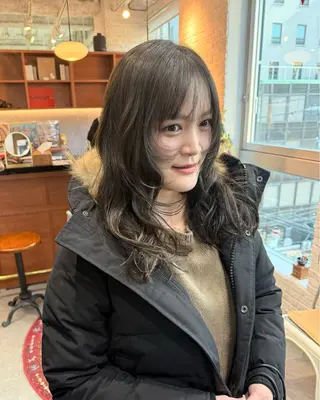 ロング カラー ai カットモデル募集中のヘアスタイル