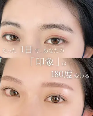 マツエク・マツパ secret Belle 草津店所属・Secret Belle 徳永の眉毛・アイブロウイメージ