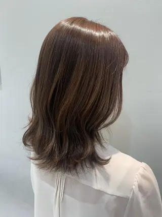 ミディアム SALOWIN 銀座一丁目店所属・髪質改善/縮毛矯正 🎀小林 唯 🎀のヘアスタイル