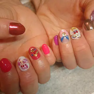 ネイル ジェヌインネイル 河内のネイルデザイン