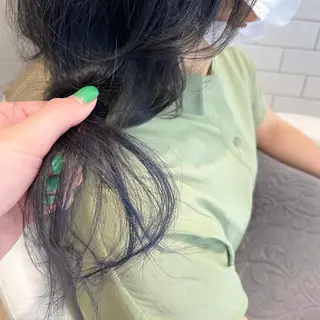 ミディアム カラー パーマ ヘアアレンジ メンズ キッズ ネイル マツエク・マツパ 🫧垢抜けヘア🫧 SHIORIのヘアスタイル