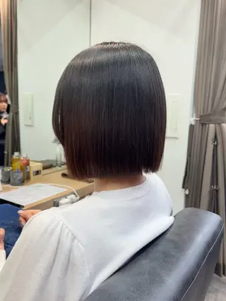 ショート 縮毛矯正/艶髪カラー /パーマ/ひふみ🌱のヘアスタイル