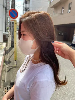 ロング カラー 高橋 みく/ minim 暖色のヘアスタイル