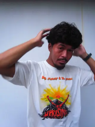 ミディアム パーマ メンズ パーマ/藤沢 湘南/HYOのヘアスタイル