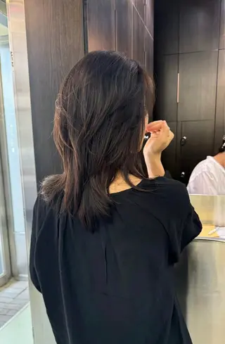 ミディアム カラー 髪質改善 SHEER. 大阪梅田【シアー】所属・村上｜髪質改善 プロデュースのヘアスタイル