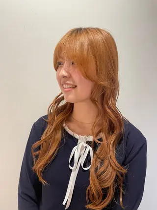 カラー 仲田 野愛のヘアスタイル