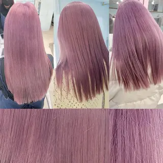 カラー ヘアアレンジ 💕ブリーチ/ヘアメ 🎀YUUKAのヘアスタイル
