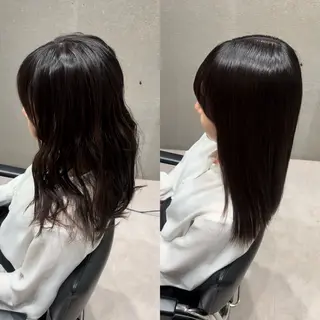 セミロング 髪質改善ヘアケア 艶髪特化/上田のヘアスタイル