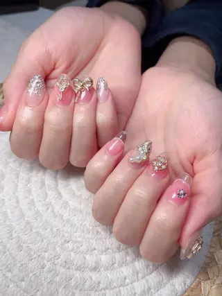 ネイル M🌷nail 長さだし専門店のネイルデザイン