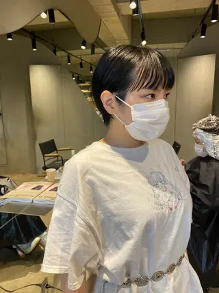 ショート hemm,hemm.所属・ショート・ボブ MIKUのヘアスタイル