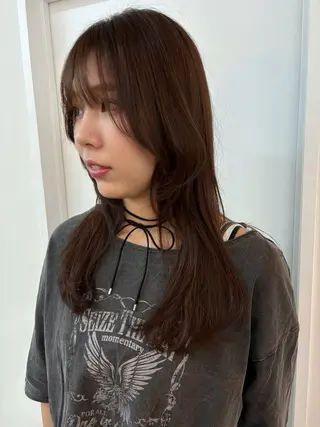 セミロング カラー ichika/天神 /parc hairのヘアスタイル