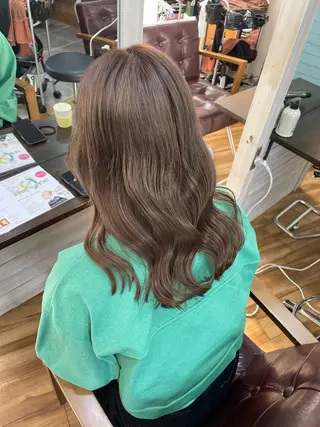 ミディアム カラー SOYON西大寺店所属・ダブルカラー/ 髪質改善💎安藤のヘアスタイル