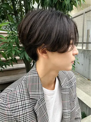 ミディアム メンズ🍃ナチュラル 韓国風ヘアRENのヘアスタイル