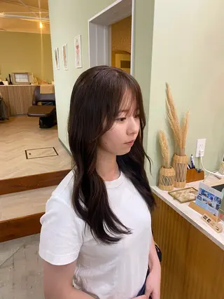 カラー CUEON.ciea所属・君島 花楓のヘアスタイル