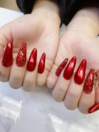 ロング JNA認定講師🌸 RIEのネイルデザイン