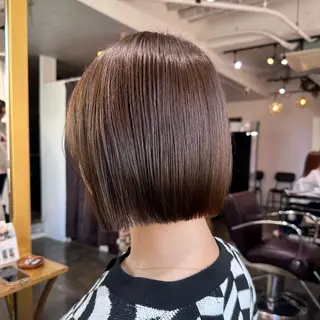 ショート カラー 艶カラー/レイヤー 💖心斎橋/Sakiのヘアスタイル