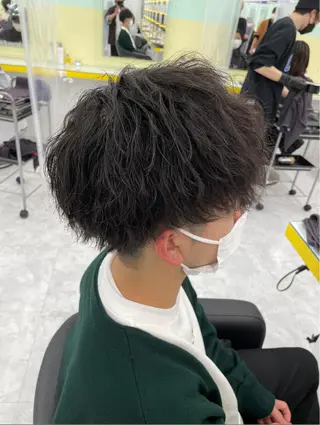 パーマ メンズ 横浜メンズパーマ🔥 大野賢人のヘアスタイル