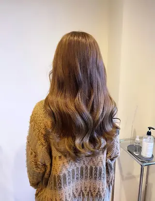 ロング カラー 小島 千夏のヘアスタイル