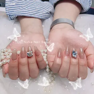 ネイル 💎CC・NaNa 韓国風ネイル🌙Cのネイルデザイン